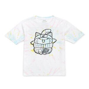 Naruto Boys Cat Scratch T-Shirt with Short Sleeves, Medium, NWT
